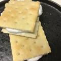 葉月優希's cooksnap of when they made クラッカーマシュマロサンド.