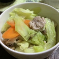 tutocook's cooksnap of when they made 豚こまとキャベツの白だしさっと煮.