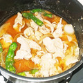 クックPDDOKS☆'s cooksnap of when they made かぼちゃの煮汁で豚皿～しょうが焼き風～.
