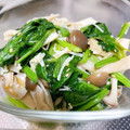 えいてぃえいと's cooksnap of when they made 焼肉屋さんのほうれん草としめじのナムル♪.