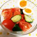 みれいく's cooksnap of when they made キュウリとトマトのポン酢和え★簡単サラダ.