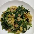 ものぐさtakky's cooksnap of when they made 絶品 お店超え 空心菜とエビの炒め物.