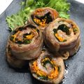 sweetちゃほ's cooksnap of when they made 簡単！グリルde豚バラとニラ人参の肉巻き.