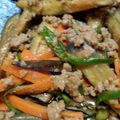 chocomaro♪'s cooksnap of when they made なすと挽き肉の味噌炒め.