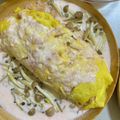 るるる♥♡♥'s cooksnap of when they made 絶品♡明太子クリームオムライス.