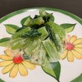 ラクラクダ's cooksnap of when they made 小松菜の味噌マヨ梅酢和え.