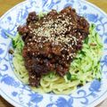 や～たん食堂's cooksnap of when they made 茄子入り炸醤麺.