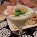 Tsumu's cooksnap of when they made 絶品☆海老と枝豆豆腐の和ジュレ添え.