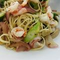 のーべるわんこ's cooksnap of when they made 海老とアスパラのレモン風味パスタ♫♪♬.