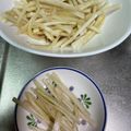 ☆あさ's cooksnap of when they made 捨てないで！大根の皮１分で１品.