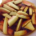 ずぼら親父's cooksnap of when they made 超簡単！スイカの皮の中華風.