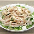 クックDAD's cooksnap of when they made 鳥胸肉と水菜のごまドレッシングサラダ.