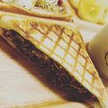 choco831's cooksnap of when they made 食パンで作る＾＾焼きそばサンド♪.