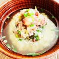 kinniko's cooksnap of when they made 週末漁師の　なめろう茶漬け　鯵、ブリ等.
