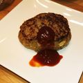 なないろの雪's cooksnap of when they made 簡単！ハンバーグ ソース レンジ.