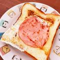 なーなちゃん's cooksnap of when they made がっつり朝食！俺の満腹クロックムッシュだ.