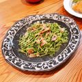 うす味さん's cooksnap of when they made ベーコンと豆苗のニンニク炒め♪.