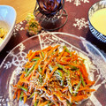 青空にうかぶくも's cooksnap of when they made 春菊の茎☆桜えびとじゃこで香りきんぴら✨.
