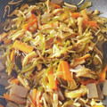 miyam315's cooksnap of when they made 乾燥茎わかめときのこの煮物.