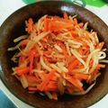 クック083103☆'s cooksnap of when they made もやしとにんじんのナムル.