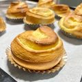 yana☆p's cooksnap of when they made カスタードクリームチーズのロールパン✿.