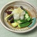 コムギ大好き's cooksnap of when they made レンチンで茄子とオクラの揚げ出し風.