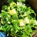 milestone★'s cooksnap of when they made ビルズ風♪パクチーとアボカドのサラダ☆.