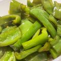 クックHVQWH0☆'s cooksnap of when they made 無限ピーマン(麺つゆバター).