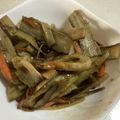 papikun's cooksnap of when they made 竹輪とごぼうの佃煮炒め.