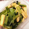nyanchu91's cooksnap of when they made 小松菜と油揚げの簡単炒め煮［作りおき］.