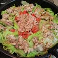 popee8's cooksnap of when they made サッポロ一番 ツナサラダ大皿あえめん.