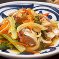 ☆GSSQHY☆'s cooksnap of when they made さば缶(味付)でもっと簡単！鯖の南蛮漬け.