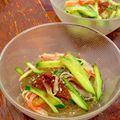 ルぴあ's cooksnap of when they made ところてんのツルツル♪簡単サラダ.