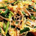 こずっぺ's cooksnap of when they made 簡単！豚肉のニラもやし炒め.