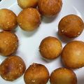 ☆あさ's cooksnap of when they made 食べ過ぎ危険wのびーるチーズボール.