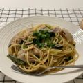 mogunemu_'s cooksnap of when they made 豚肉のポン酢しょうゆパスタ.