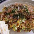 ハナ☆クロ's cooksnap of when they made ダイエットの見方＊豆腐のお好み焼き.