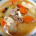 マキマキ913's cooksnap of when they made 野菜たっぷり豚汁♪豆腐入り.