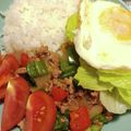料理スキになってきた's cooksnap of when they made ガパオライス風♡じゃがいもナンプラー炒め.