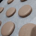 クックA88UYO☆'s cooksnap of when they made バレンタイン♡簡単かわいいチョコマカロン.