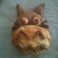 Bomboo's cooksnap of when they made トトロのキャラパン♪全部パン生地で！！.