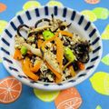 みぎわ's cooksnap of when they made 混ぜて炒めるだけ!ひじきたっぷり炒り豆腐.