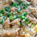 ももちゃんパンダ's cooksnap of when they made アジフライの卵とじ丼♪.