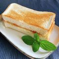いなばっくす☆'s cooksnap of when they made イチゴ＆マーガリンしっかりサンドトースト.
