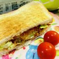 hiromi_ja's cooksnap of when they made 簡単朝食♡コロッケサンドイッチ.