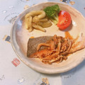 yesmama's cooksnap of when they made 鮭のムニエル　きのこソース添え♫.