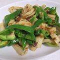 きらり流れ星's cooksnap of when they made ピーマン・竹輪のカレー粉炒め♪.