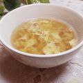 旦那は皿洗い's cooksnap of when they made 挽き肉とふわふわ玉子の簡単中華スープ☆.