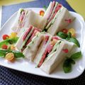 辰夫女子's cooksnap of when they made トマト、きゅうりサンドイッチ.