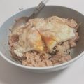 チノᕱ⑅ᕱ's cooksnap of when they made とろ～り目玉焼きのコチュジャン混ぜごはん.